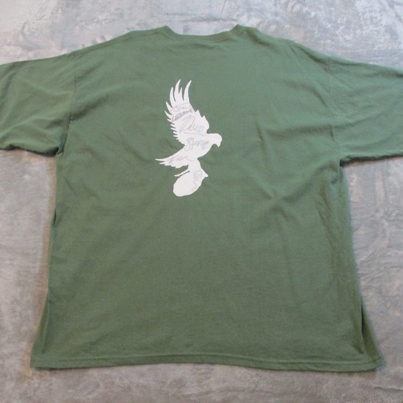 Hollywood Undead Shirt Adult 2XL Autographed Signed Green White H.U. Army Mens